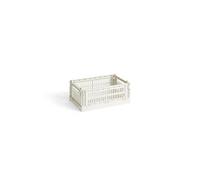 HAY Colour Crate Storage Box Piccolo Bianco Sporco