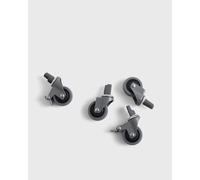 HAY Colour Crate Wheels Set of 4 Medium men Home deco grey in taglia:ONE SIZE