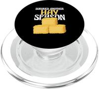 Hay Farming Funny Hay Farmer è sopravvissuto a un"altra stagione del fieno PopSockets PopGrip per MagSafe