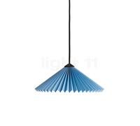 HAY Matin Lampada a sospensione, blu - ø30 cm
