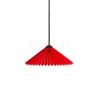 HAY Matin Lampada a sospensione, rosso - ø30 cm