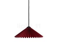 HAY Matin Lampada a sospensione, rosso scuro - ø30 cm