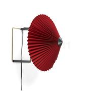 HAY Matin Lampada da parete LED, rosso scuro - ø30 cm