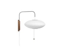 HAY Nelson Saucer Lampada da Parete Piccola Off-White con Cavo