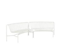 HAY Palissade Park Panca da Pranzo In/In Set Per Principianti di 2 Bianco Crema