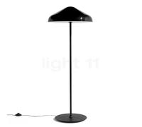 HAY Pao Lampada da Terra Acciaio Nero