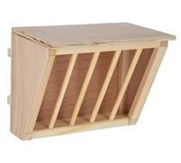 Hay Rack con sedile in legno, 25 x 17 x 20 cm