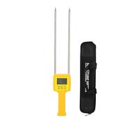 Hay Tester with Long Probe, ±0.5% Hay Humidity Meter Portable Bale Meter with Backlit LCD, 5-35% Measuring Range for Hay Bales Alfalfa Forage Grass