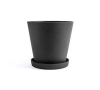 HAY Vaso Flowerpot con Sottovaso XXXL Nero