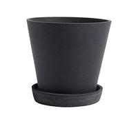 HAY Vaso per piante con sottovaso in polystone, altezza 16,5 cm/17,5 cm