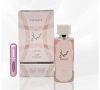 Hayaati Florence 100 ml profumo arabo da donna a lunga durata, Eau da Parfum importato da Dubai, include atomizzatore ricaricabile 5 ml, fragranza floreale e fresca (Florence)