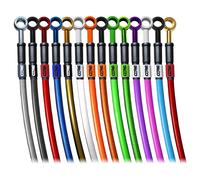 Hayabusa ABS Posteriore Freno Linee 2013-2020 2021 (2 Linee) Suzuki Acciaio Tubi