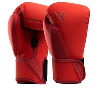 Hayabusa Guantoni da boxe T360 - Rivoluzionaria ergonomia della mano | Supporto da polso potenziatore | Chiusura a cinghia singola o doppia | Allenamento, Sparring, borsa pesante, colore rosso, 12