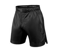 Hayabusa Pantaloncini da combattimento da uomo, lunghezza intera, colore nero, taglia XXL