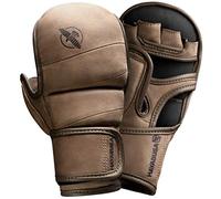 Hayabusa T3 LX Guantoni ibridi in pelle da allenamento e grappling da 7oz - Marrone, Medio