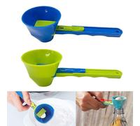 Hayaww 2 pcs Imbuto scoop per polvere Mini imbuto in polvere imbuto Scoop imbuto cucina setaccio scorrevole imbuto misurino utensili da cucina per misurazione precisa Proteine Polvere Caffè Cibo