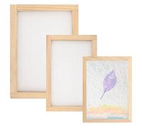 Hayaww 3 Pcs Schermo Per La Fabbricazione Di Carta, Cornice Per Fabbricazione Della Carta Schermo Per La Produzione Di Carta, 3 Dimensioni, Per Artigianato Di Carta Fai-Da-Te, Cornice Di Carta
