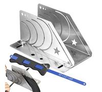 Hayaww Taglierina per Tubo Isolante Ad Alta Efficienza Tagliatubi Angoli Strumento di marcatura 45 Gradi Isolamento in Gomma Tubo Cutter Gomma Isolamento Tubo Cutter Strumento per Edilizia e Hvac (A)