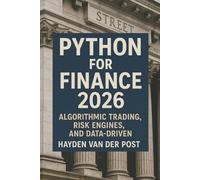Hayden Van Der Post Python for Finance 2026 (Tascabile)