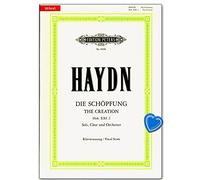 Haydn - Die Creation - Hob. XXI: 2 - Oratorio per 4 solosti, coro e orchestra - Estratto per pianoforte - edizione con clip per spartiti a forma di cuore