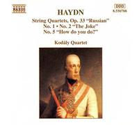 Haydn Franz Joseph - Quartetto N.1, N.2, N.5 Op.33