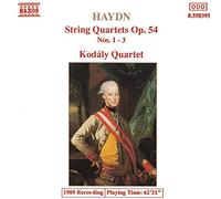 Haydn Franz Joseph - STRING QUARTETS OP.54,1-3
