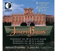 Joseph Haydn Joseph Haydn: Symphonies for the Esterhazy Court (CD) Album