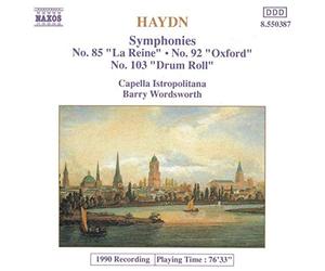 HAYDN, J. - SYMPHONIES 85, 92 & 103