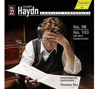 Haydn: Symphonies 98/ 103 [Thomas Fey, Heidelberger Sinfoniker] [Hanssler Classic: 98.031] by Heidelberger Sinfoniker [Music CD]