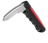 Haydyson Maniglia 3 in 1 per anziani, rossa, 15,5 x 9,7 cm, in lega di acciaio e composito, impugnatura in nylon, supporta fino a 181,4 kg, compatibile con chiavistello a forma di U
