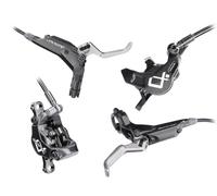 Hayes Dominion A2 - Set Freni a Disco 2 Pistoni (Anteriore + Posteriore) Nero/Gr