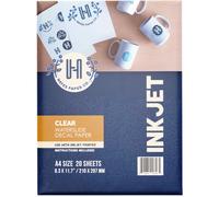 Hayes Paper Co Waterslide Decal TRASPARENTE INKJET (A3 20 fogli)
