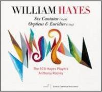 Hayes - Six Cantatas Orpheus & Euridice