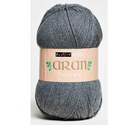 Hayfield Bonus Aran con lana, Forge (051), 400 g di Sirdar Grey