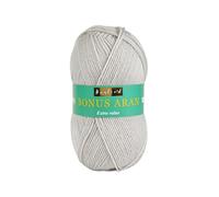 Hayfield Bonus Aran, filato grigio perla (615), 100 g