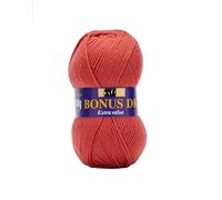 Hayfield Bonus DK doppio lavoro a maglia, rosso (617), 100 g Sirdar