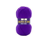 Hayfield - Bonus Dk per Lavoro a Maglia - 100 g, Filato, Bright Purple, 19 x 9 x 9 cm