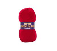 Hayfield - Bonus Dk per Lavoro a Maglia - 100 g, Filato, Signal Red, 19 x 9 x 9 cm