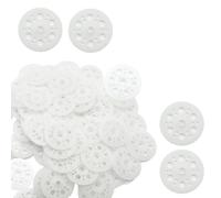 HAYGEM 100 Pezzi Rondelle 45 mm in Materiale PP, Rondelle Resistenti al Calore, Guarnizioni per Pannelli Isolanti per il Fissaggio Delle Connessioni, per Uso Decorativo