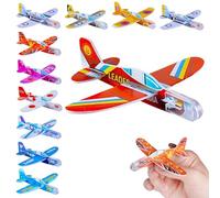 Haygem 45 Pezzi Polistirolo Sicuri e Atossici, Lanciati a Mano Giocattolo Aereo, Confezionati Singolarmente, Aerei All'Aperto per Bambini dai 3 Anni in Su