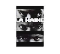 HAYGTRE La Haine - Poster artistico decorativo per stanza, su tela, decorazione da parete per camera da letto, 60 x 90 cm, senza cornice