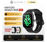 HAYLOU Watch RS5 Smart Watch 2.01 ''AMOLED Display Bluetooth Call Voice Assistant impermeabile Sport Activity Fitness smartwatch