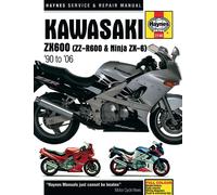 HAYNES 2146 MANUALE DI RIPARAZIONE MOTO KAWASAKI ZZR 600 1998