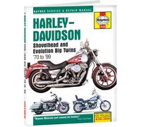 HAYNES 2536 MANUALE DI RIPARAZIONE MOTO HARLEY DAVIDSON FXEF 1340 FAT BOB 1980