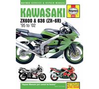 HAYNES 3541 MANUALE DI OFFICINA MOTO KAWASAKI ZX-6 R 600 NINJA CATALYSATOR 2001
