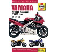 HAYNES 3702 MANUALE DI RIPARAZIONE MOTO YAMAHA YZF 600 R THUNDER CAT 1998