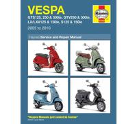 HAYNES 4898 MANUALE DI OFFICINA VESPA LXV 125 I.E. 3V 2014