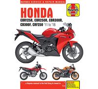 Haynes Honda Cbr125r, Cbr250r, Cbr300r, Cb300f, Crf250 '11 to '18