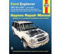 Haynes Publishi Ford Explorer, Mazda Navajo, Mercury Mountaineer (91 (Tascabile)