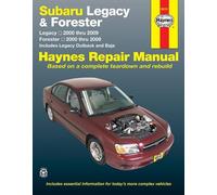 Haynes Publishi Subaru Legacy & Forester covering Legacy (2000-2009) (Tascabile)